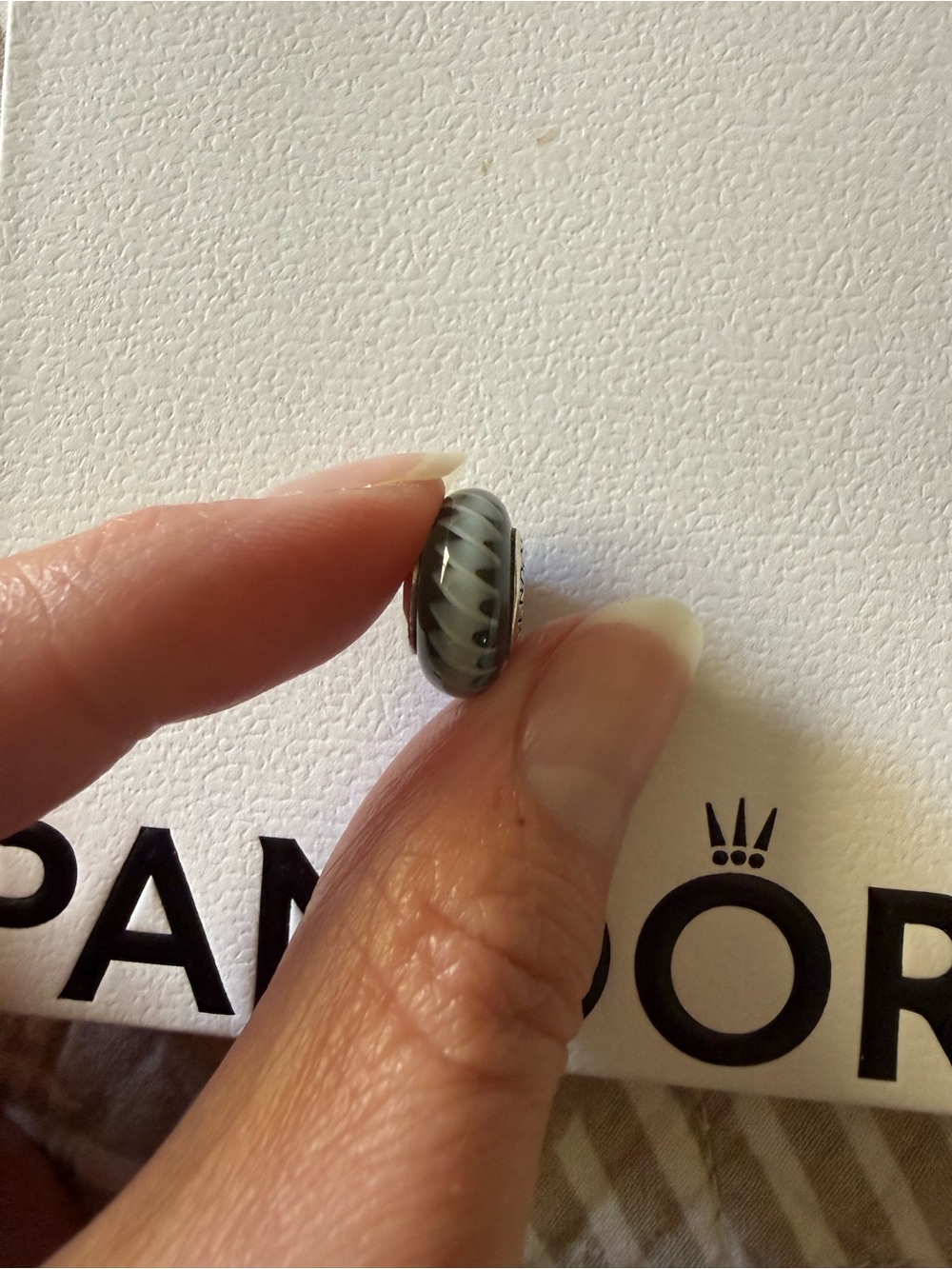 Authentic Pandora Swirl Murano Glass Charm